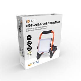 Reflektor Solight 30 W, 2700 lm, 4000 K, IP65, so sklopným stojanom oranžový

 obrázok produktu 4 z 4