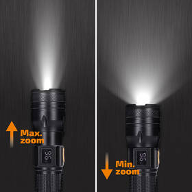Lampáš Solight Nabíjací, 200lm, zoom, Li-Ion čierna

 obrázok produktu 6 z 7