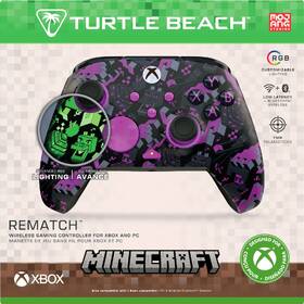 Gamepad Turtle Beach Rematch Wireless - Xbox/PC, RGB, Minecraft čierny

 obrázok produktu 4 z 13