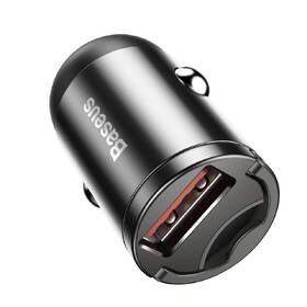 Adaptér do auta Baseus Tiny Star Mini, 1x USB, 30W sivý

 obrázok produktu 1 z 8