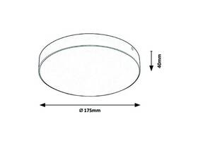 LED stropné svietidlo Rabalux Tartu 7897 čierne

 obrázok produktu 6 z 7