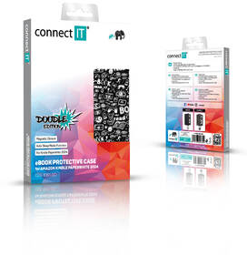 Puzdro Connect IT na Amazon Kindle Paperwhite 2024 - Doodle čierne/biele

 obrázok produktu 7 z 7