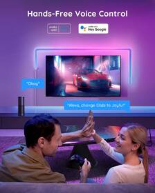 Dekoratívne LED Govee Glide (8+4) SMART LED, TV, Gaming, Home - RGBIC 

 obrázok produktu 6 z 9