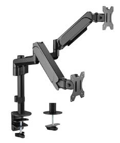 Držiak STELL SOS 2122, Dual na 2 monitory, uhlopriečka 17" až 32", nosnosť 2x9 kg čierny

 obrázok produktu 1 z 9