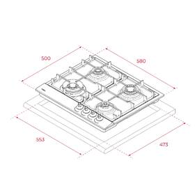 Plynová varná platňa Teka GSC 64320 RBC VN OB (E4) béžová

 obrázok produktu 7 z 7