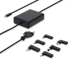 Sieťový adaptér Nedis GaN 65 W, univerzální, USB-C + 6 adaptérů čierny

 obrázok produktu 1 z 4