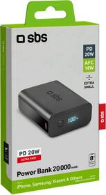 Powerbank SBS U/C PD 20W 20K BLK 

 obrázok produktu 1 z 1