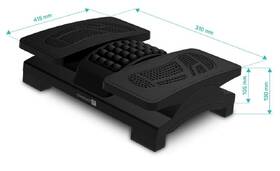 Opierka nôh Connect IT FOR HEALTH DoubleLegPad PRO čierna

 obrázok produktu 3 z 4