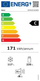 Chladnička s mrazničkou Haier HDPW5618CNPD čierna

 obrázok produktu 1 z 27