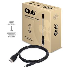 Kábel Club3D Micro HDMI/HDMI 2.0, 1m čierny

 obrázok produktu 1 z 4