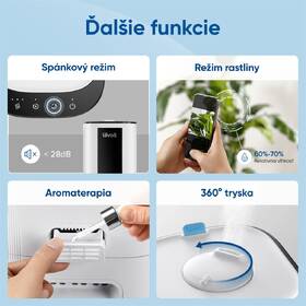 Zvlhčovač vzduchu Levoit OasisMist 1000S Smart biely

 obrázok produktu 9 z 10