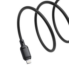 Kábel Baseus Silky USB/Lightning 1m 2.4A čierny

 obrázok produktu 2 z 4