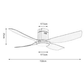 LED stropné svietidlo IMMAX NEO LITE PURE SMART LED s ventilátorom, 24W, Wi-Fi, TUYA čierne/strieborné

 obrázok produktu 6 z 8
