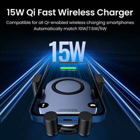 Držiak na mobil UGREEN Wireless 15W čierny

 obrázok produktu 1 z 5