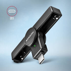 Čítačka eObčianok Axagon USB-C PocketReader čierna

 obrázok produktu 3 z 5