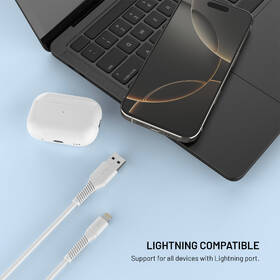 Kábel FIXED USB-A/Lightning, 1,2m biely

 obrázok produktu 1 z 5