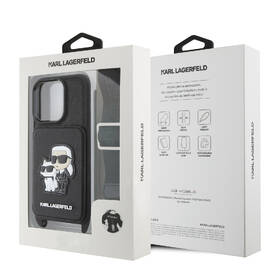 Kryt na mobil Karl Lagerfeld Saffiano Crossbody Karl and Choupette na Apple iPhone 16 Pro čierny

 obrázok produktu 7 z 7