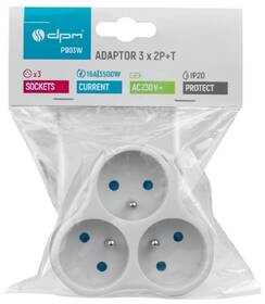 Rozbočovacia zásuvka Dpm P903 WHI 

 obrázok produktu 5 z 5