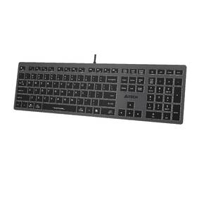 Klávesnica A4Tech FX60 White, CZ sivá

 obrázok produktu 4 z 5