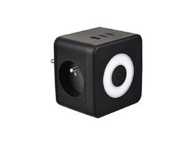 Rozbočovacia zásuvka Viking Y23LB, 2x zásuvka, 1x USB-A, 2x USB-C, svetlo, vypínač čierna

 obrázok produktu 1 z 2