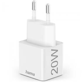 Nabíjačka do siete Hama 20W, USB-C PD + kábel USB-C Lightning 1 m biela

 obrázok produktu 2 z 3