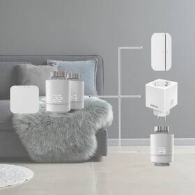 Bezdrôtová termohlavica Hama SMART set pre reguláciu vykurovania, centrála + 2x hlavica 

 obrázok produktu 9 z 9