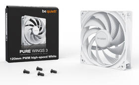 Ventilátor be quiet! Pure Wings 3 120mm PWM high-speed White 

 obrázok produktu 2 z 2