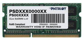 Pamäťový modul SODIMM Patriot 4GB DDR3 1600MHz CL11 

 obrázok produktu 1 z 2