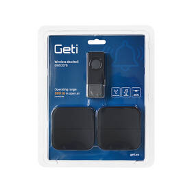 Zvonček bezdrôtový Geti GWD207 B čierny

 obrázok produktu 3 z 4