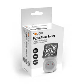 Spínač časový Solight DT36, digitálny biely

 obrázok produktu 5 z 6
