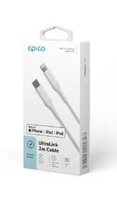 Kábel Epico UltraLink USB-C/Lightning 2m  EC43 biely

 obrázok produktu 3 z 3