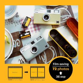 Analógový fotoaparát Kodak EKTAR H35 strieborný/hnedý

 obrázok produktu 7 z 7