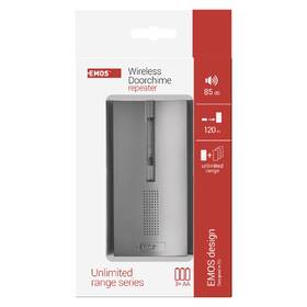 Doplnkový gong EMOS pre P5760 a P5763 na 3x AA, predlžovač signálu 

 obrázok produktu 7 z 7