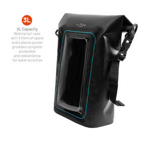 Puzdro na mobil športové FIXED Float Bag s vreckom pre mobilný telefón 3L čierne

 obrázok produktu 7 z 8