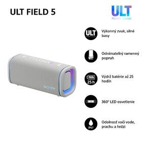 Párty reproduktor Sony ULT FIELD 5 biely

 obrázok produktu 8 z 17