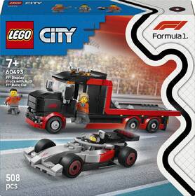 Stavebnica LEGO® City 60493 Výstavný nákladiak F1® s pretekárskym autom Audi F1® 

 obrázok produktu 5 z 9