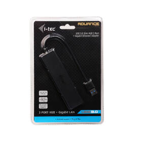 USB Hub i-tec USB 3.0 / 3x USB 3.0 + LAN čierny

 obrázok produktu 6 z 8