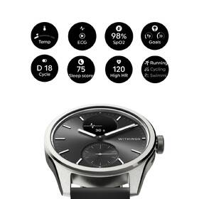 Inteligentné hodinky Withings Scanwatch 2 42 mm čierne

 obrázok produktu 4 z 7