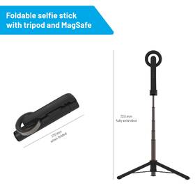 Selfie tyč FIXED MagSnap s tripodom a bezdrôtovou spúšťou čierna

 obrázok produktu 8 z 13