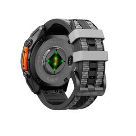 Remienok Cubenest Premium Silicone Garmin QuickFit Band 26mm čierny/sivý

 obrázok produktu 3 z 5