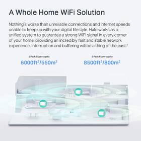 Kompletný Wi-Fi systém Mercusys Halo H90X, AX6000 WiFi6 Mesh (2-pack) biely

 obrázok produktu 5 z 6