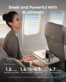 Powerbank Anker 165W Built-In USB-C and Retractable Cable 25000 mAh strieborný

 obrázok produktu 3 z 5