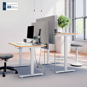 Elektrický stôl Leitz Ergo 120 × 70 cm biely

 obrázok produktu 4 z 9