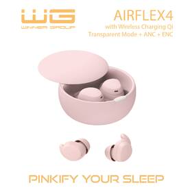 Slúchadlá WG AirFlex 4/Sleeping Buds ružová

 obrázok produktu 3 z 4