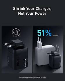 Nabíjačka do siete Anker 2x USB-C, 1x USB-A, 67 W, GaN čierna

 obrázok produktu 4 z 5