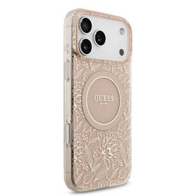 Kryt na mobil Guess IML Flowers Allover Strap MagSafe na Apple iPhone 17 Pro Max ružový

 obrázok produktu 2 z 7