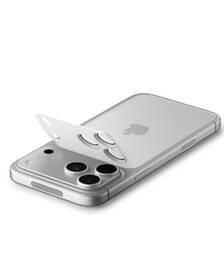 Ochranné sklo šošovky fotoaparátu Spigen tR EZ Fit Optik Pro XL na Apple iPhone 17 Pro strieborné

 obrázok produktu 7 z 15