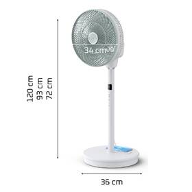 Ventilátor stojanový Rowenta QV5050F0 Turbo Silence Compact 3D Nomad biely

 obrázok produktu 1 z 12
