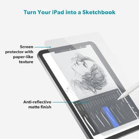 Tvrdené sklo Epico Paper Texture na iPad mini 6 (2021)/mini 7 (A17 Pro),s aplikátorom proti prachu priehľadné

 obrázok produktu 3 z 4