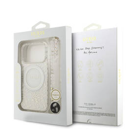 Kryt na mobil Guess IML Flowers Allover Strap MagSafe na Apple iPhone 17 Pro biely

 obrázok produktu 7 z 7